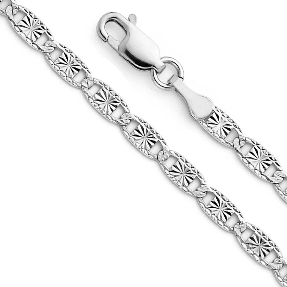 14KW 3.3mm Valentino Star/Edge DC Chain JP-CH-0380 | Joyeria La Perla